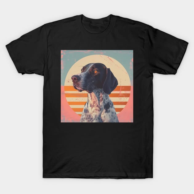 German Shepherd in 80's T-Shirt by NatashaCuteShop